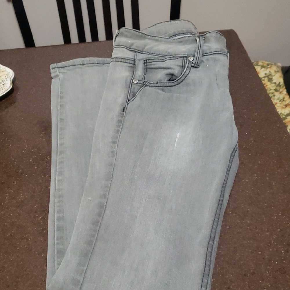 MNG Lizzy Light Gray Skinny Jeans.  Size. 6. Women's Gray Jeans